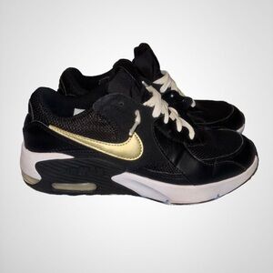 Nike Black and Gold Sneakers